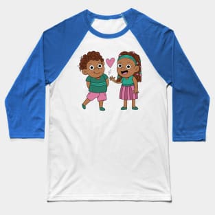 African American Kids P R t shirt Baseball T-Shirt